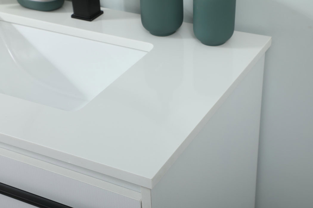 Elegant Bathroom Vanity - White (VF42530MWH)