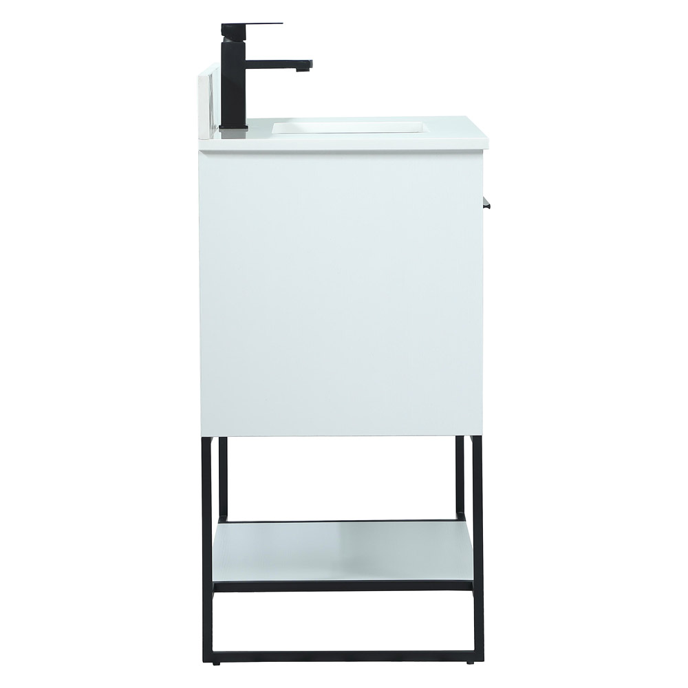 Elegant Bathroom Vanity - White (VF42530MWH-BS)