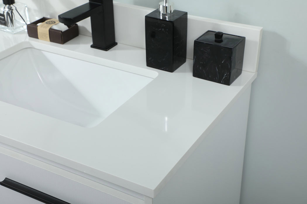 Elegant Bathroom Vanity - White (VF42530MWH-BS)