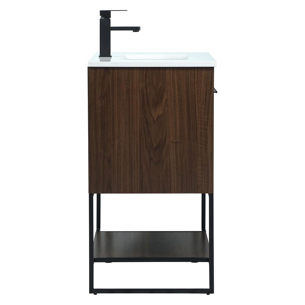 Elegant Bathroom Vanity - Walnut (VF42530MWT)