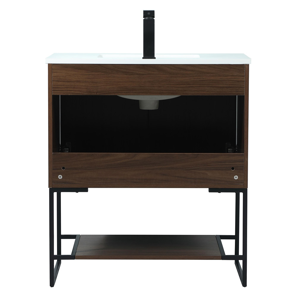 Elegant Bathroom Vanity - Walnut (VF42530MWT)