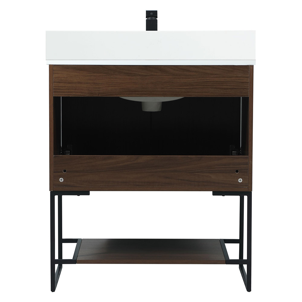 Elegant Bathroom Vanity - Walnut (VF42530MWT-BS)