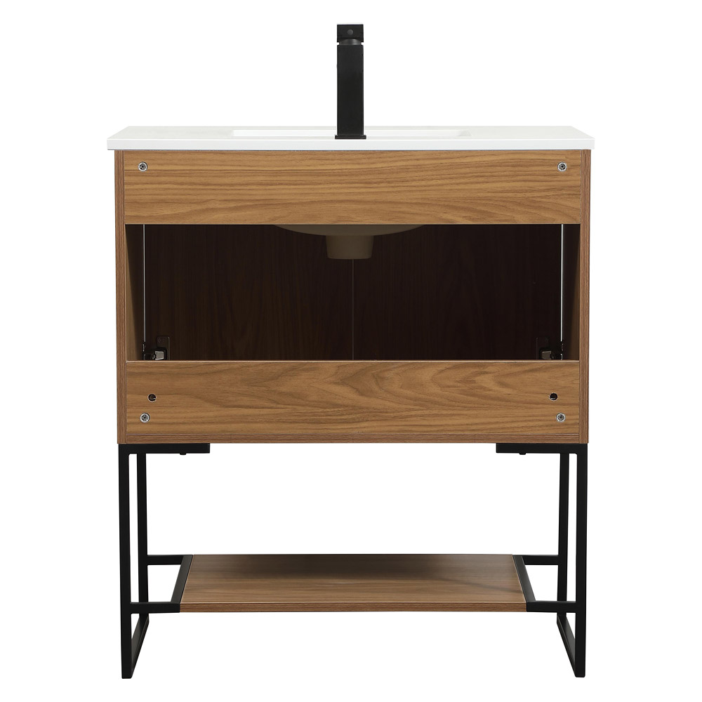 Elegant Bathroom Vanity - Walnut Brown (VF42530WB)