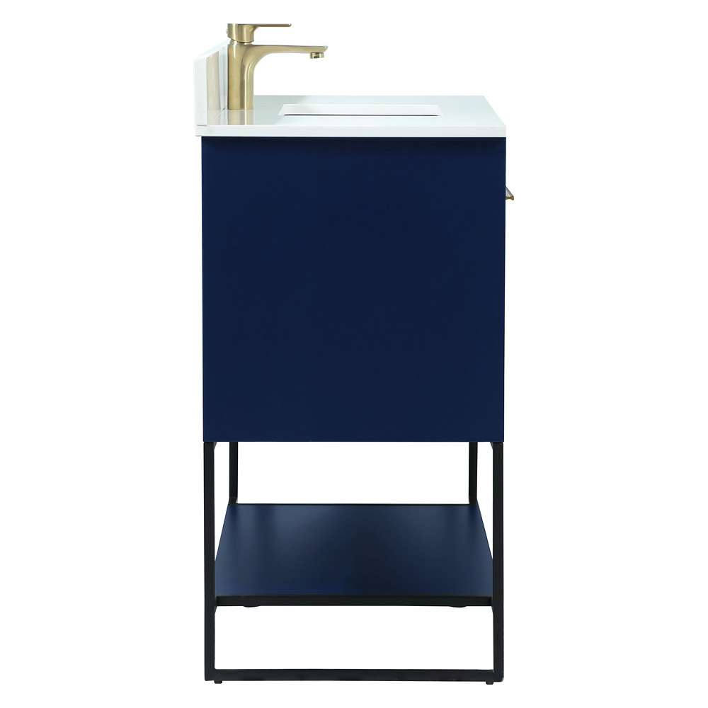 Elegant Bathroom Vanity - Blue (VF42540MBL-BS)