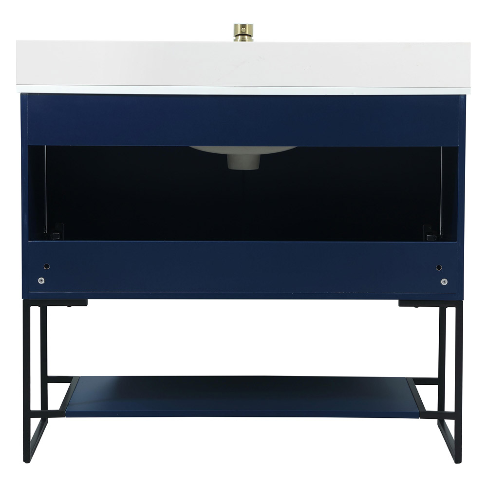 Elegant Bathroom Vanity - Blue (VF42540MBL-BS)