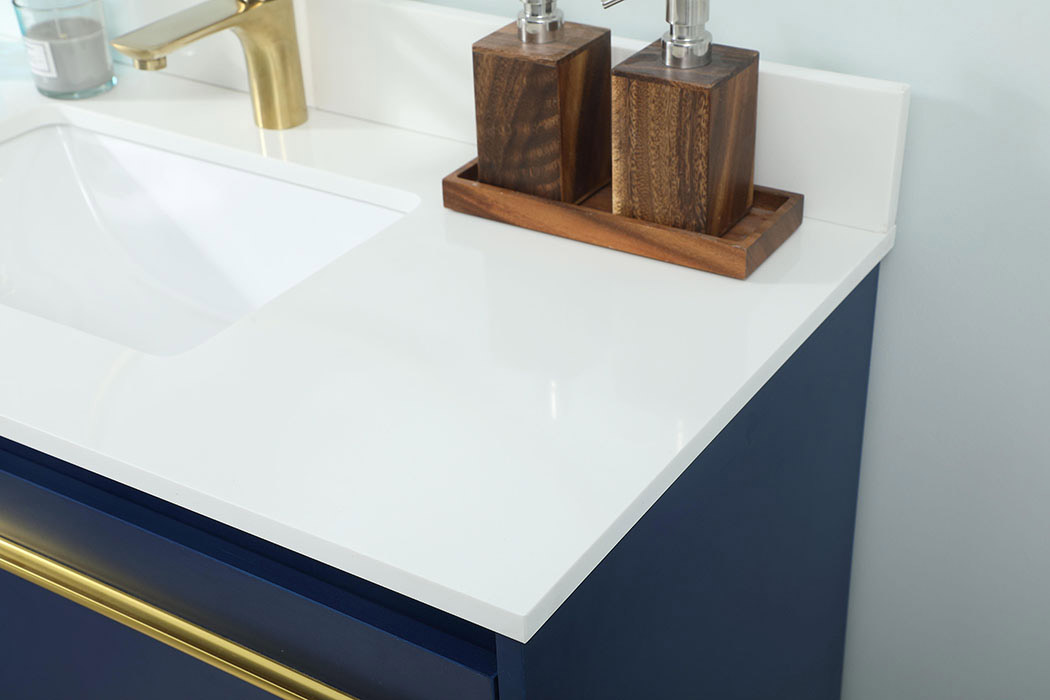 Elegant Bathroom Vanity - Blue (VF42540MBL-BS)