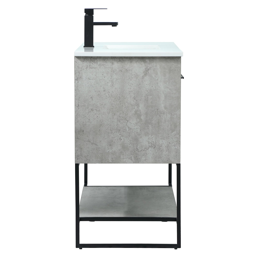 Elegant Bathroom Vanity - Concrete Gray (VF42540MCG)