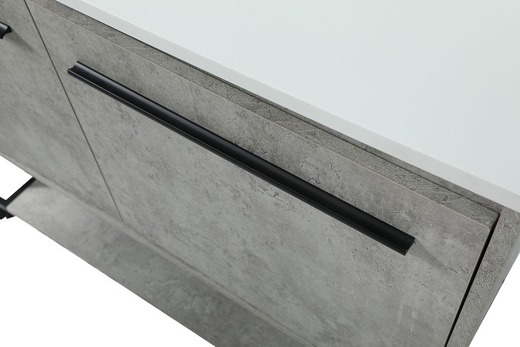 Elegant Bathroom Vanity - Concrete Gray (VF42540MCG-BS)