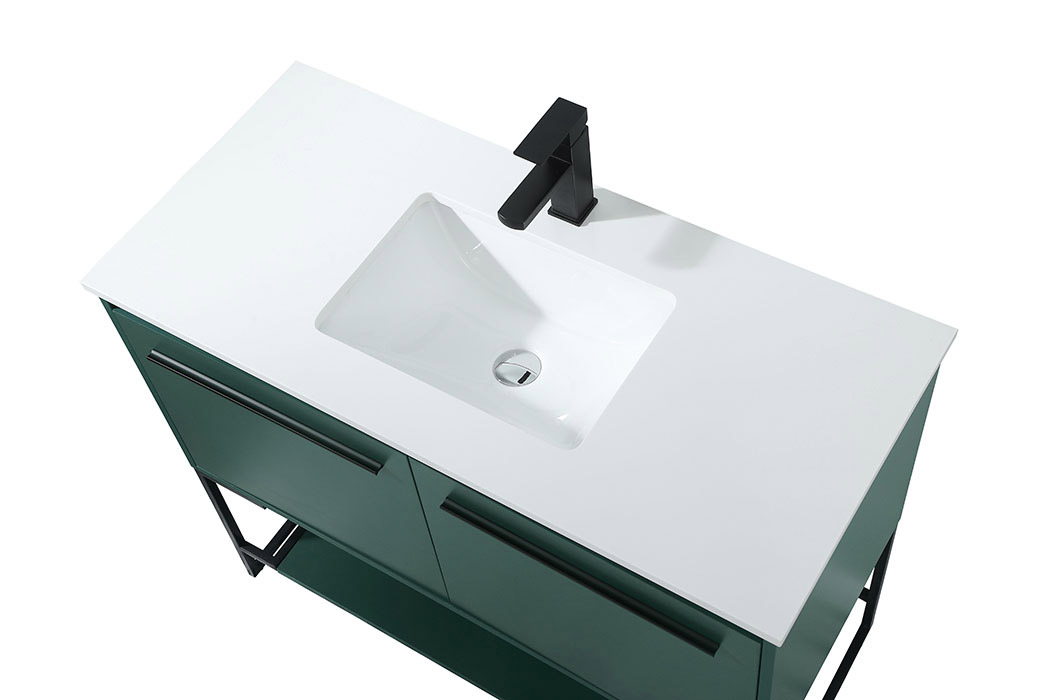 Elegant Bathroom Vanity - Green (VF42540MGN)