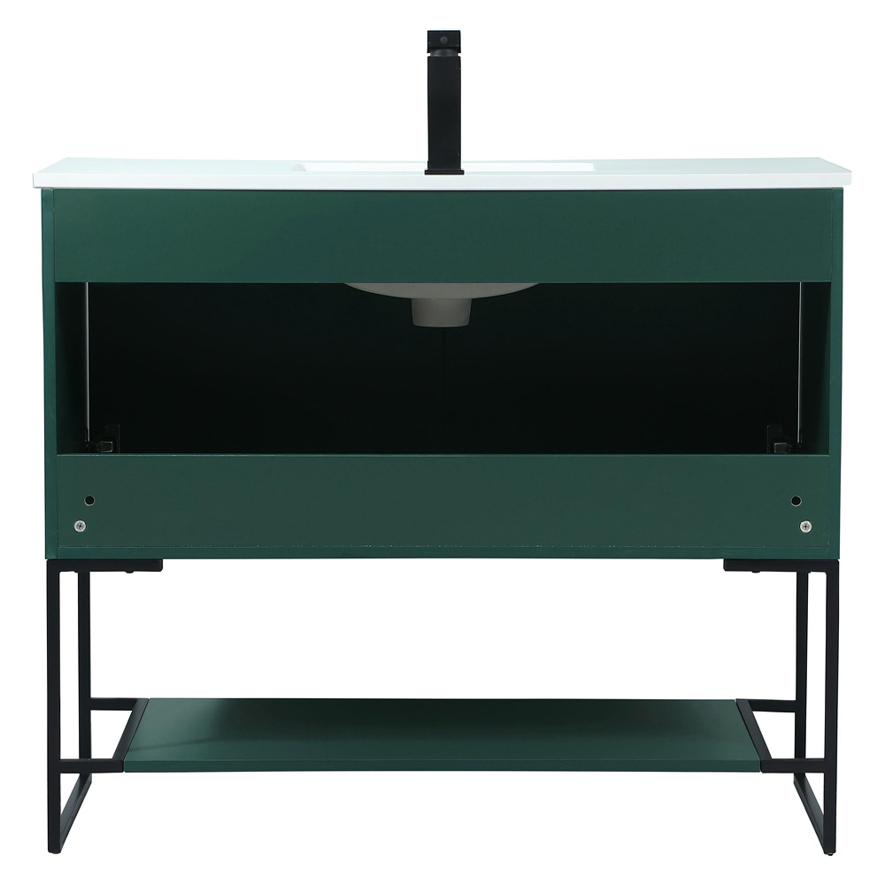 Elegant Bathroom Vanity - Green (VF42540MGN)