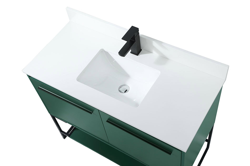 Elegant Bathroom Vanity - Green (VF42540MGN-BS)