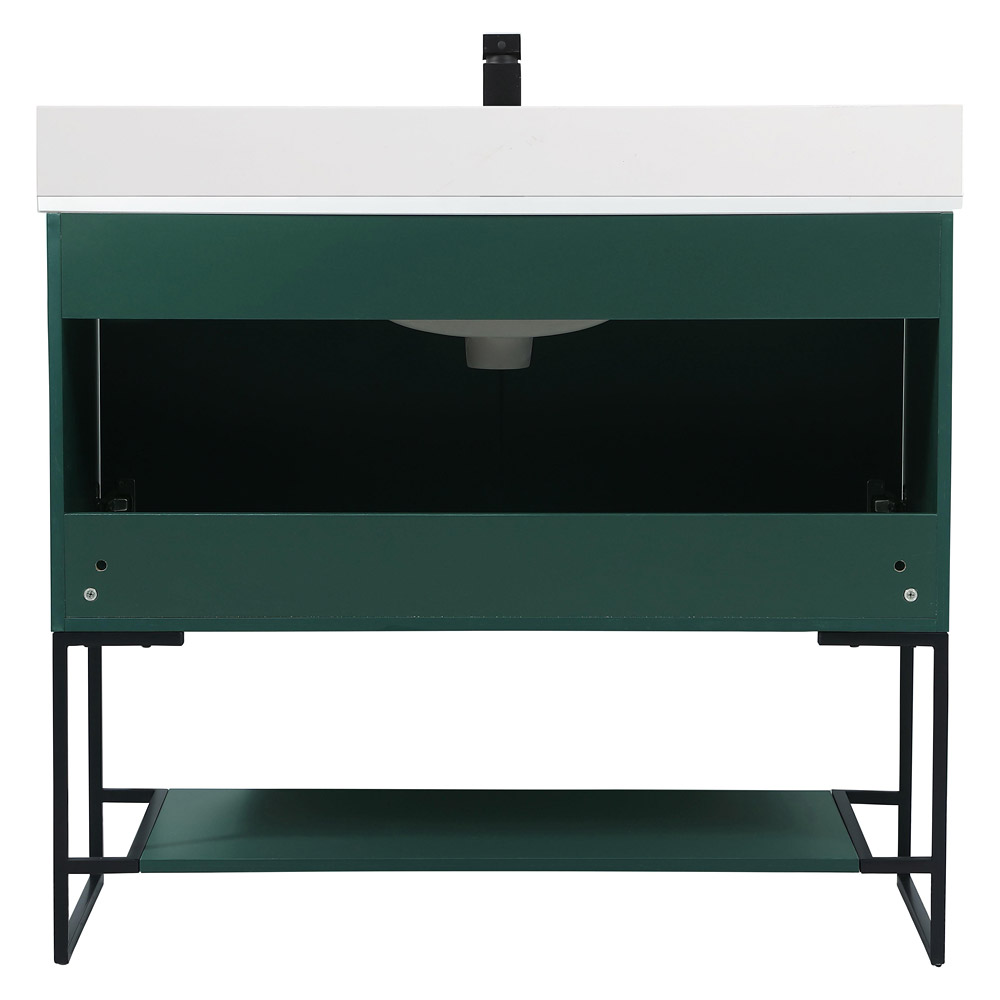 Elegant Bathroom Vanity - Green (VF42540MGN-BS)