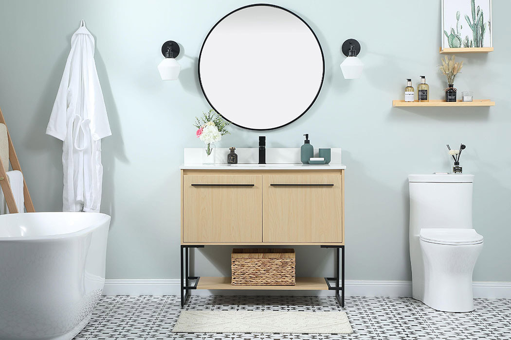 Elegant Bathroom Vanity - Maple (VF42540MMP-BS)