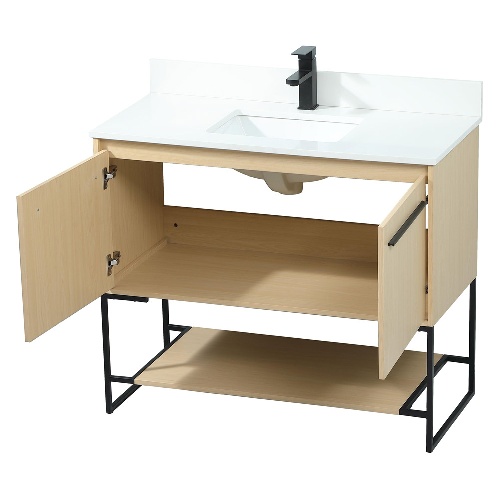 Elegant Bathroom Vanity - Maple (VF42540MMP-BS)