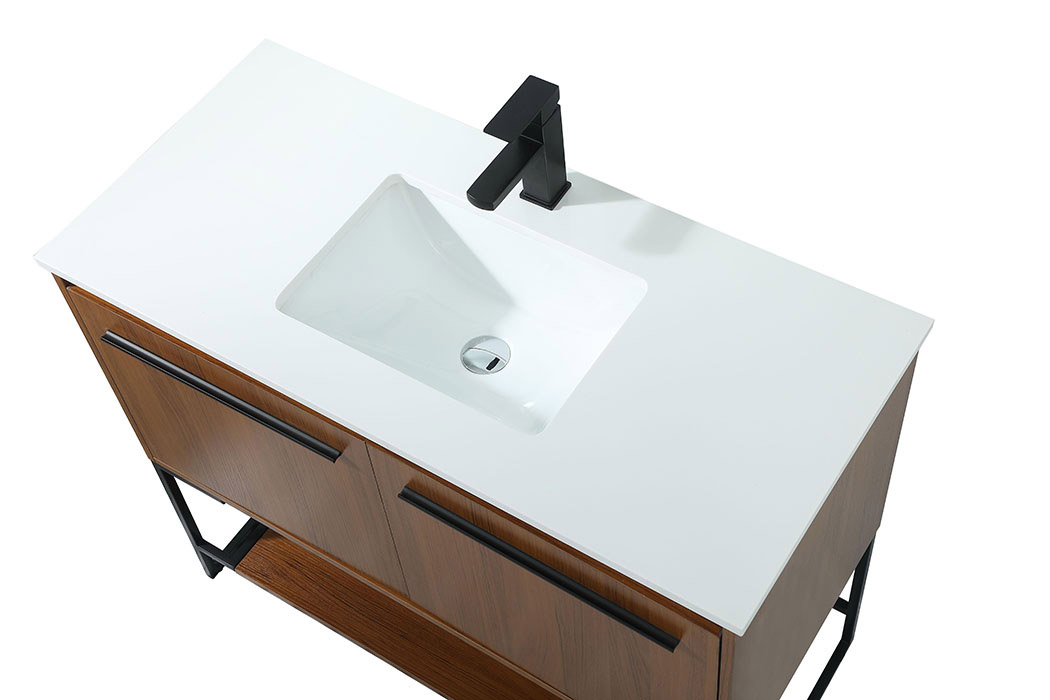 Elegant Bathroom Vanity - Teak (VF42540MTK)