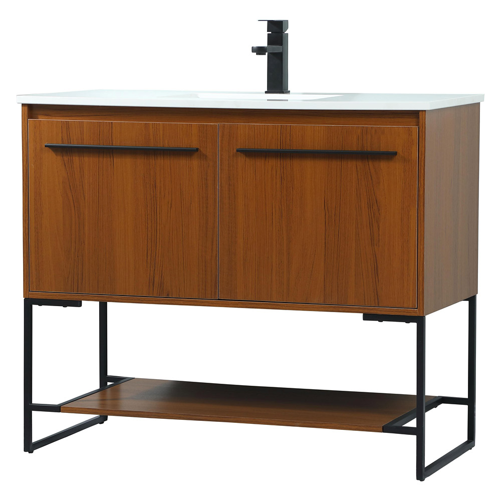 Elegant Bathroom Vanity - Teak (VF42540MTK)