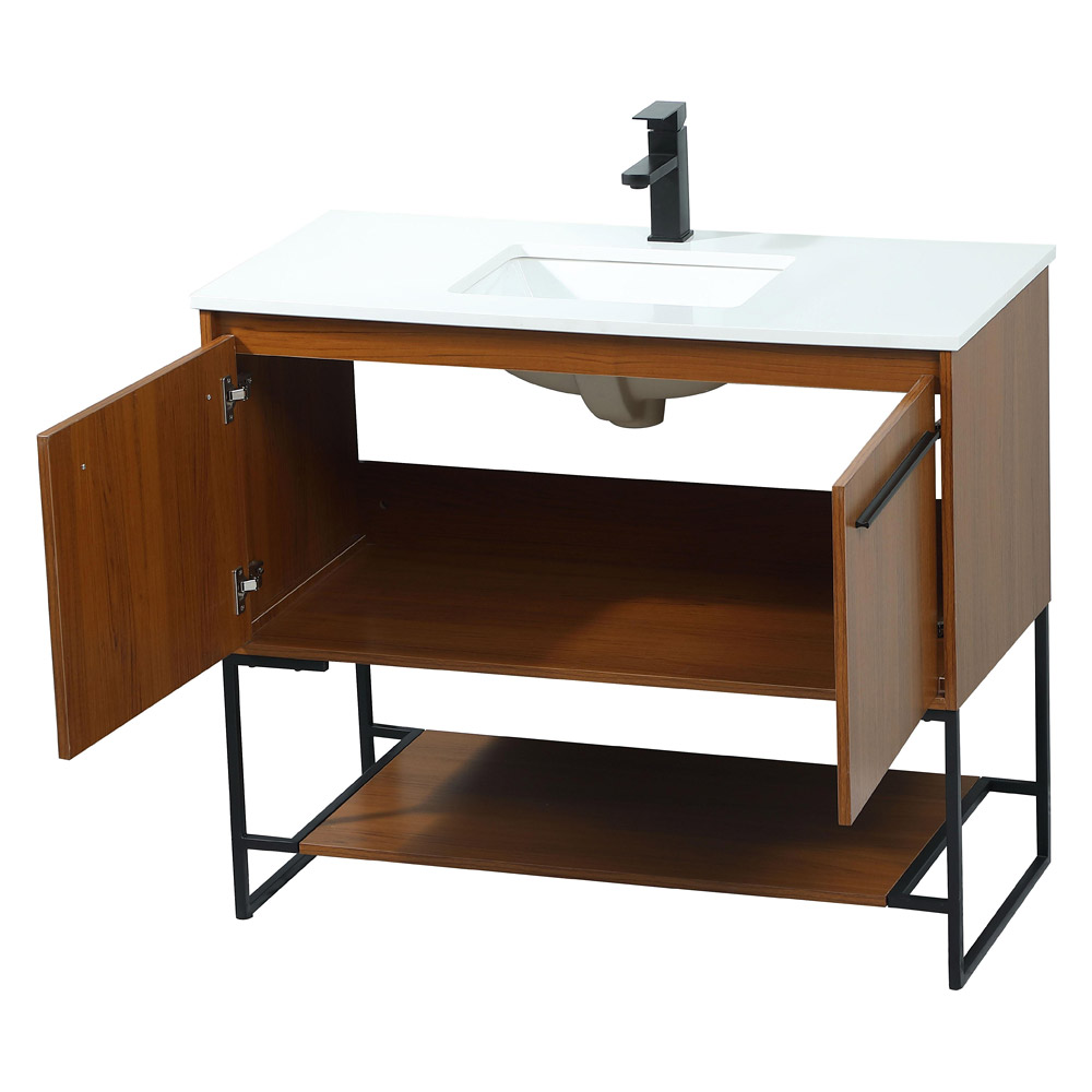 Elegant Bathroom Vanity - Teak (VF42540MTK)