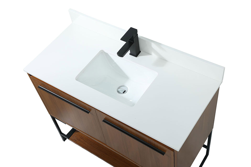 Elegant Bathroom Vanity - Teak (VF42540MTK-BS)