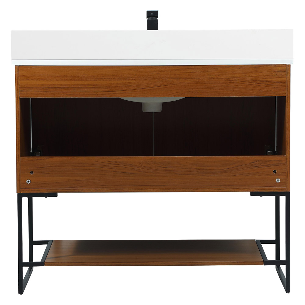 Elegant Bathroom Vanity - Teak (VF42540MTK-BS)