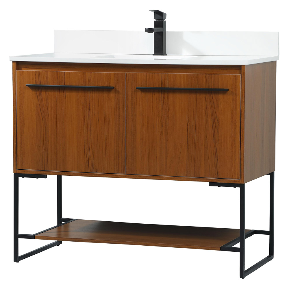 Elegant Bathroom Vanity - Teak (VF42540MTK-BS)