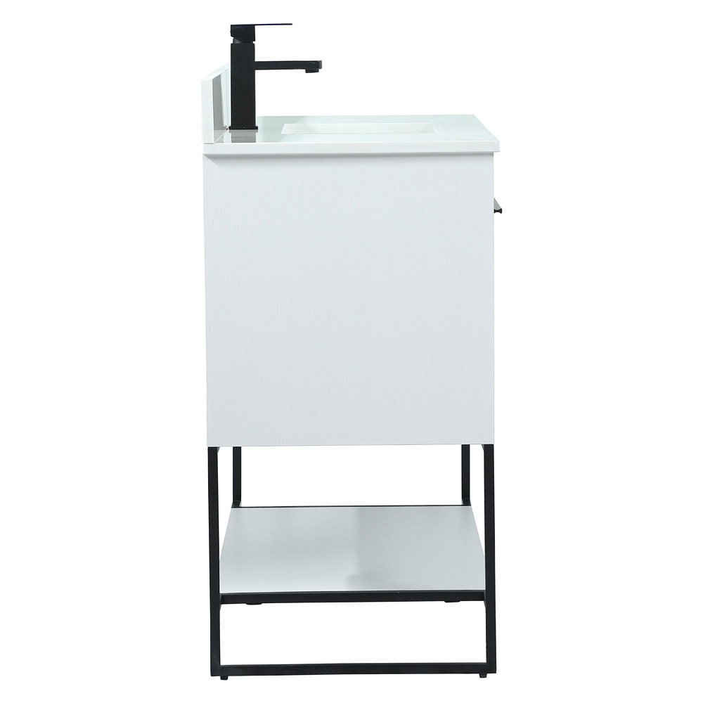 Elegant Bathroom Vanity - White (VF42540MWH-BS)