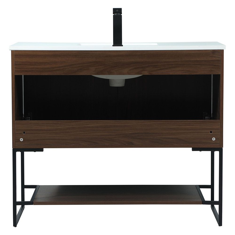 Elegant Bathroom Vanity - Walnut (VF42540MWT)