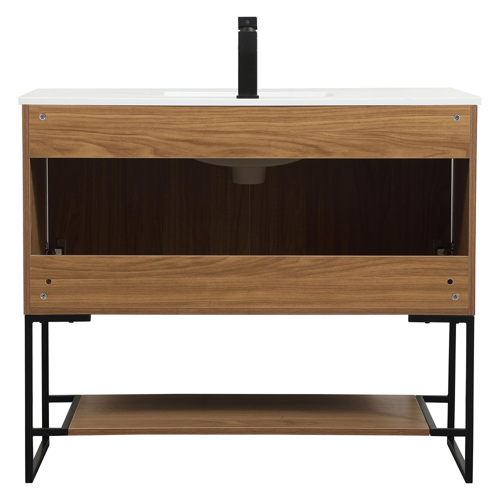 Elegant Bathroom Vanity - Walnut Brown (VF42540WB)