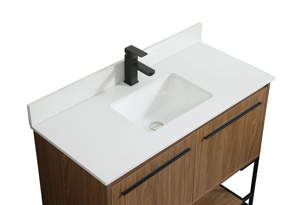 Elegant Bathroom Vanity - Walnut Brown (VF42540WB-BS)