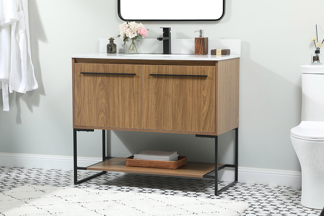 Elegant Bathroom Vanity - Walnut Brown (VF42540WB-BS)