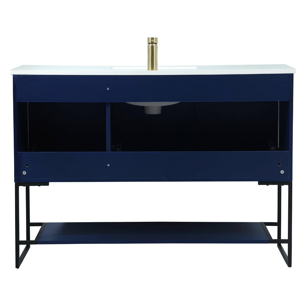 Elegant Bathroom Vanity - Blue (VF42548MBL)