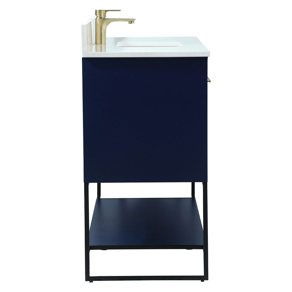 Elegant Bathroom Vanity - Blue (VF42548MBL-BS)