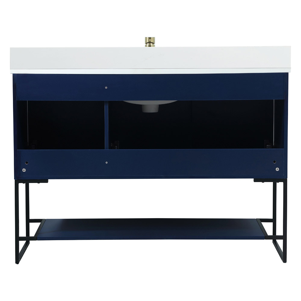 Elegant Bathroom Vanity - Blue (VF42548MBL-BS)