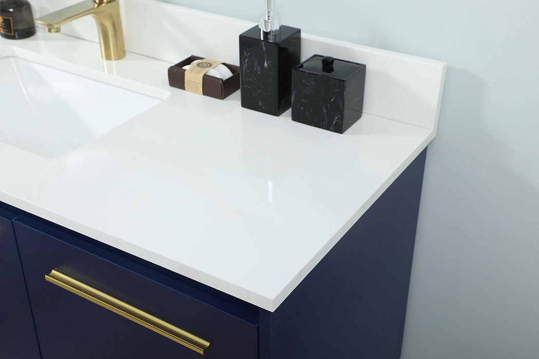 Elegant Bathroom Vanity - Blue (VF42548MBL-BS)