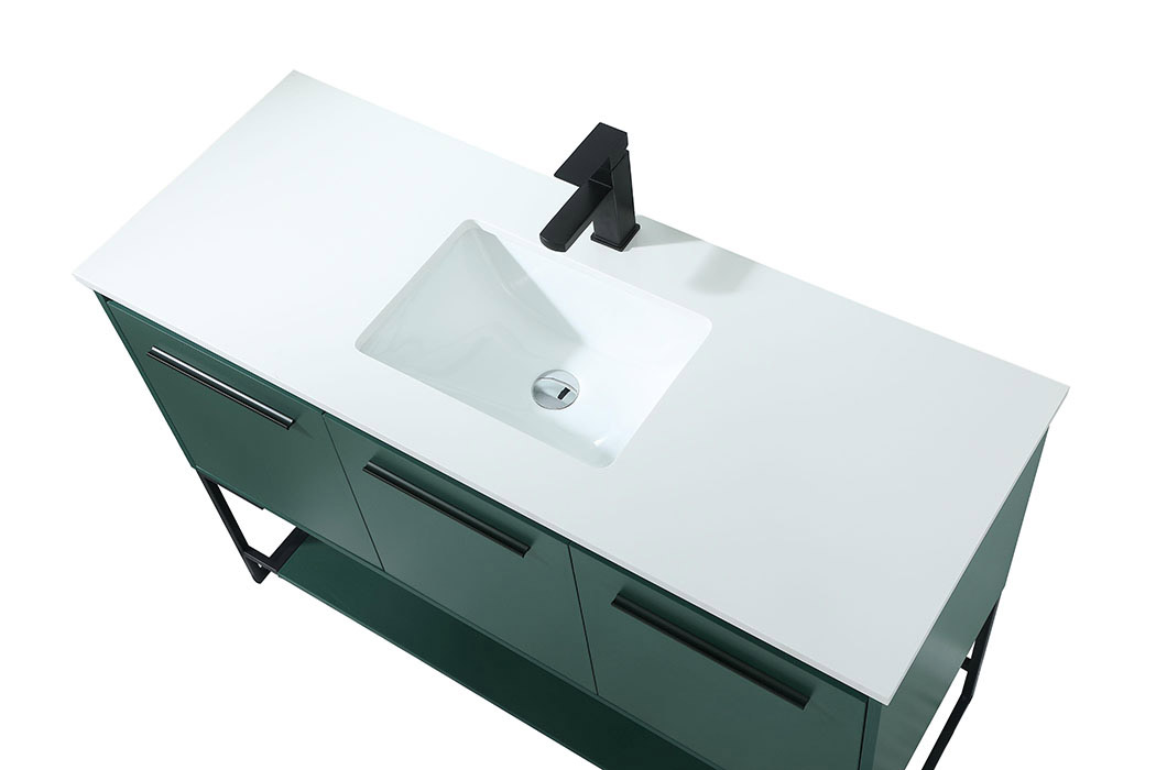 Elegant Bathroom Vanity - Green (VF42548MGN)