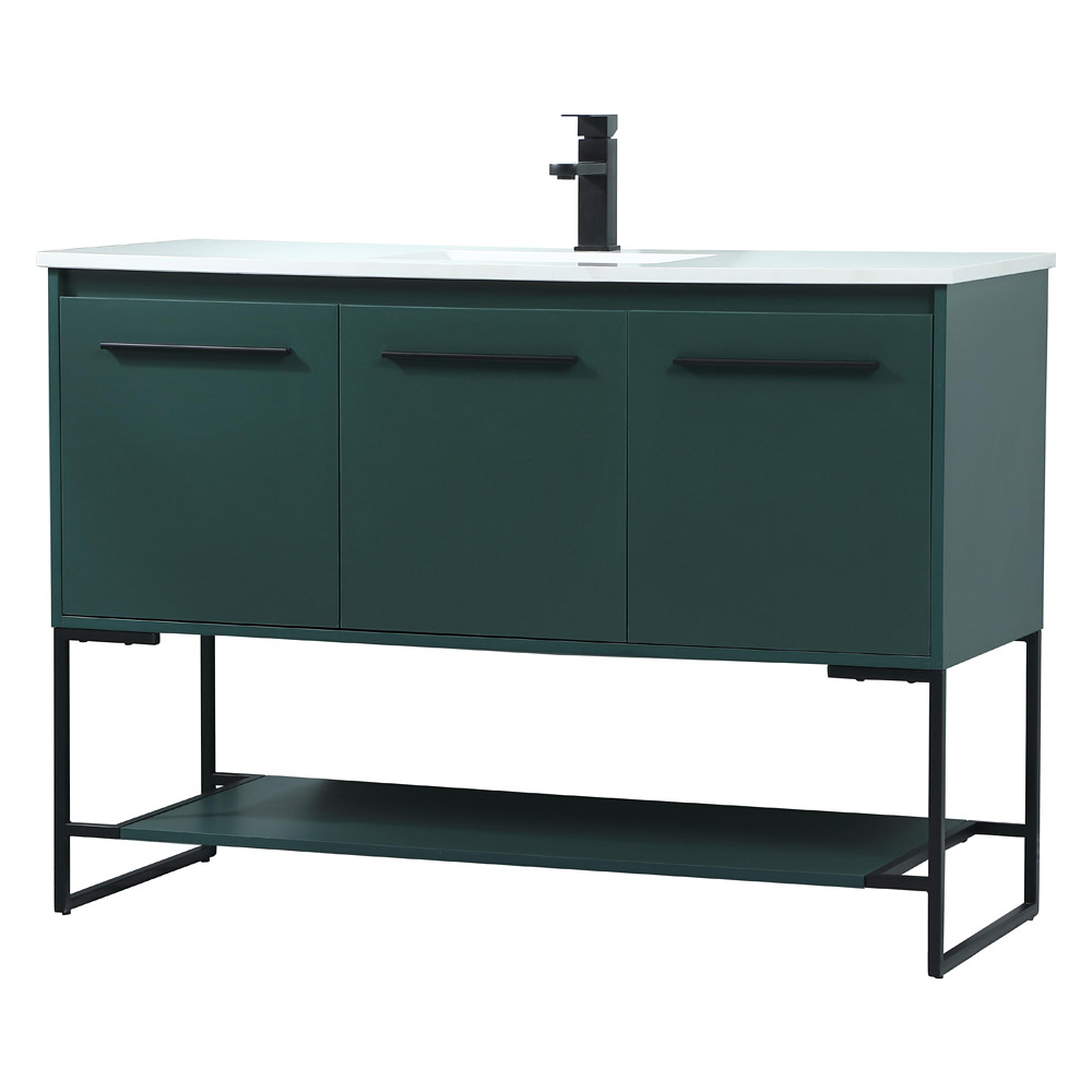 Elegant Bathroom Vanity - Green (VF42548MGN)