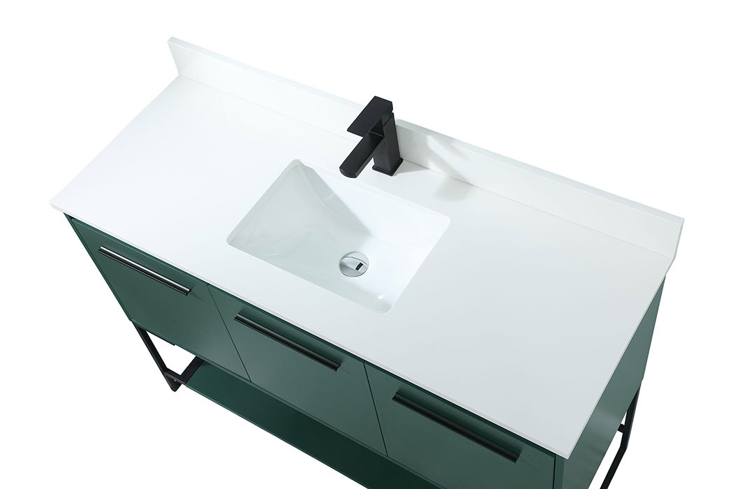 Elegant Bathroom Vanity - Green (VF42548MGN-BS)