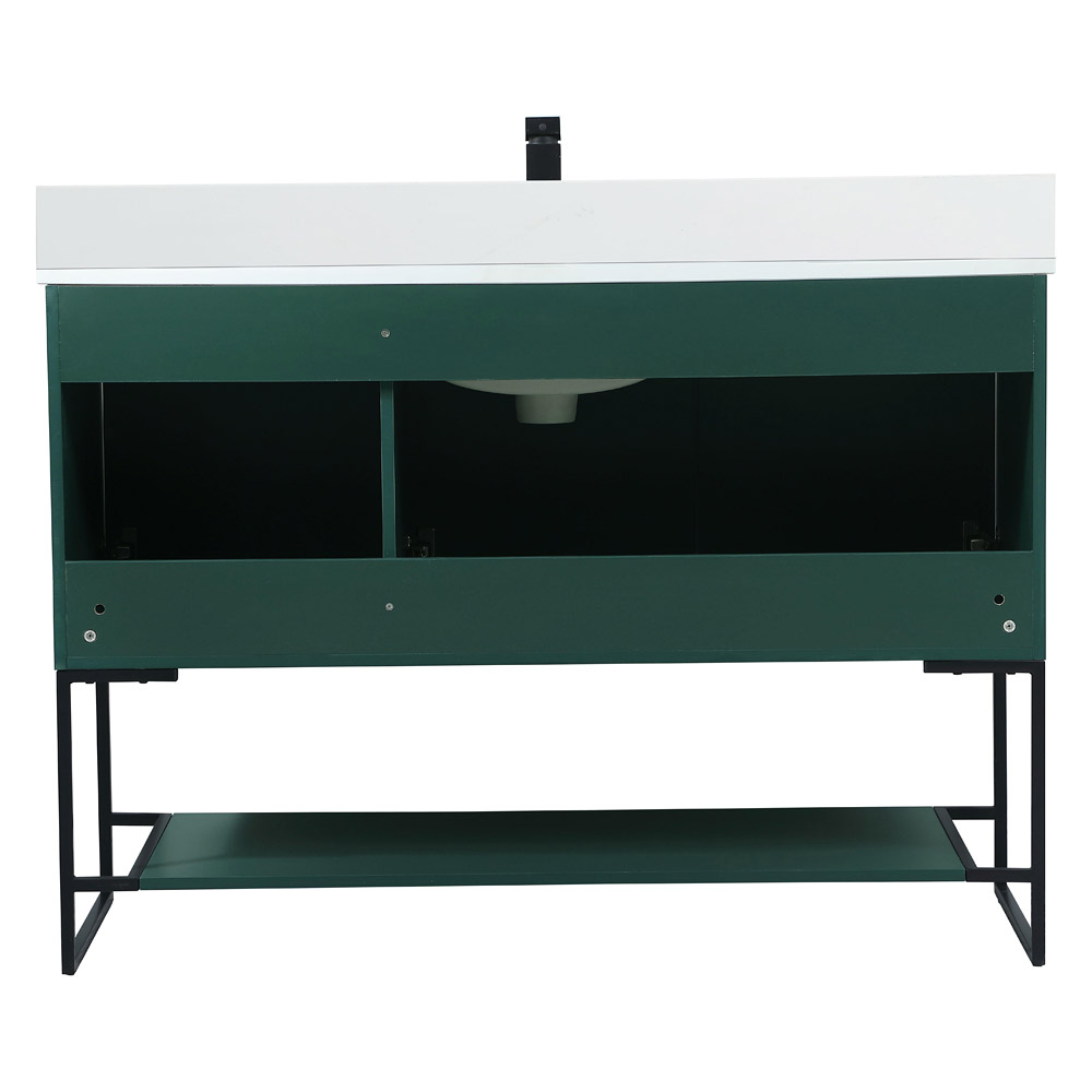 Elegant Bathroom Vanity - Green (VF42548MGN-BS)