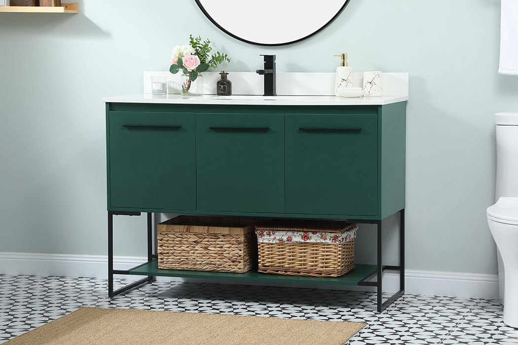 Elegant Bathroom Vanity - Green (VF42548MGN-BS)