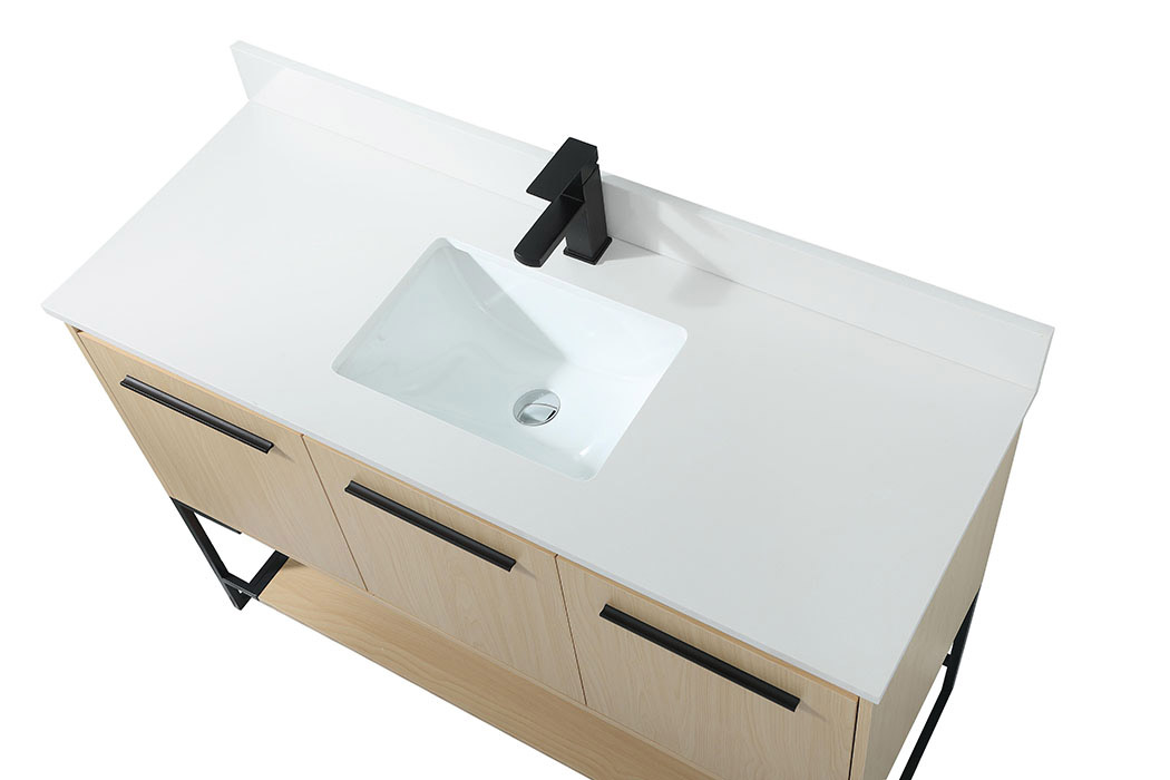 Elegant Bathroom Vanity - Maple (VF42548MMP-BS)