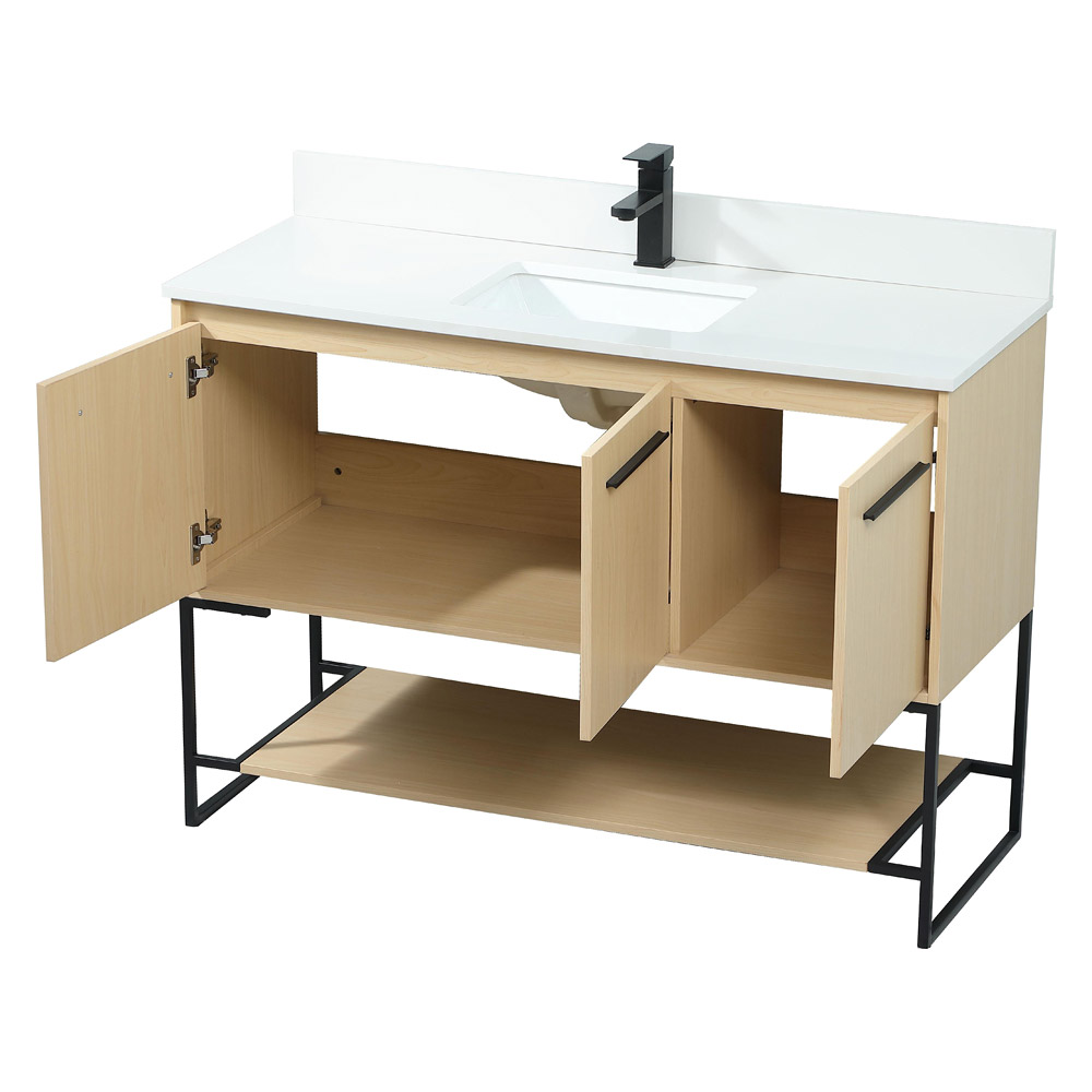 Elegant Bathroom Vanity - Maple (VF42548MMP-BS)