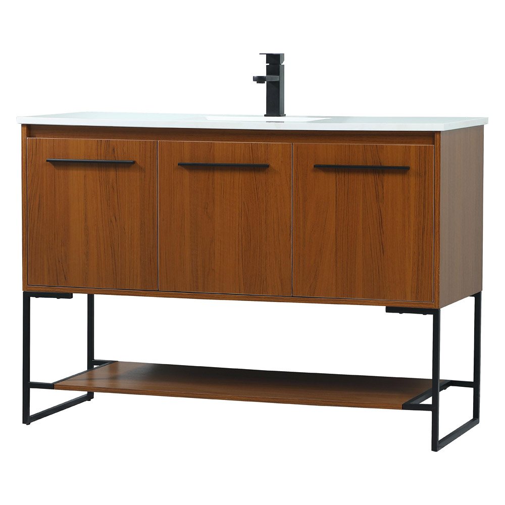 Elegant Bathroom Vanity - Teak (VF42548MTK)