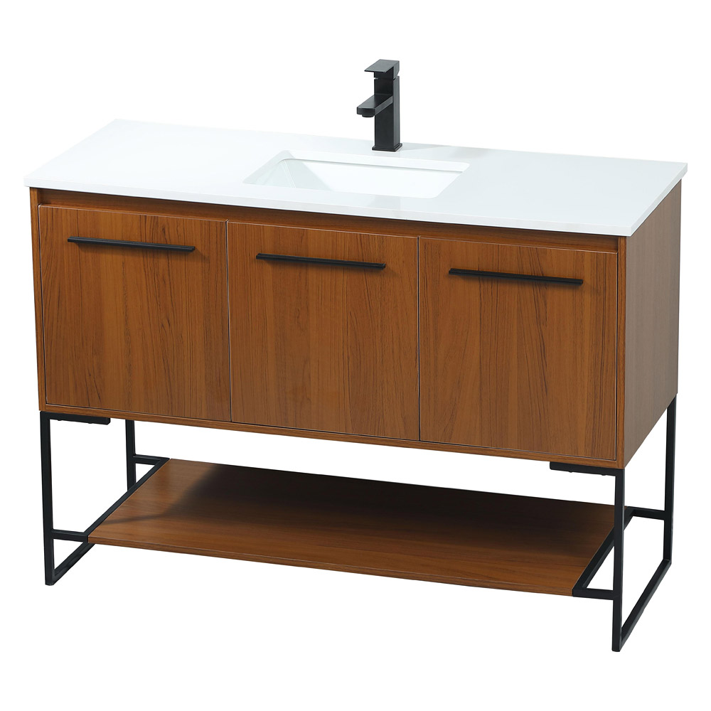 Elegant Bathroom Vanity - Teak (VF42548MTK)