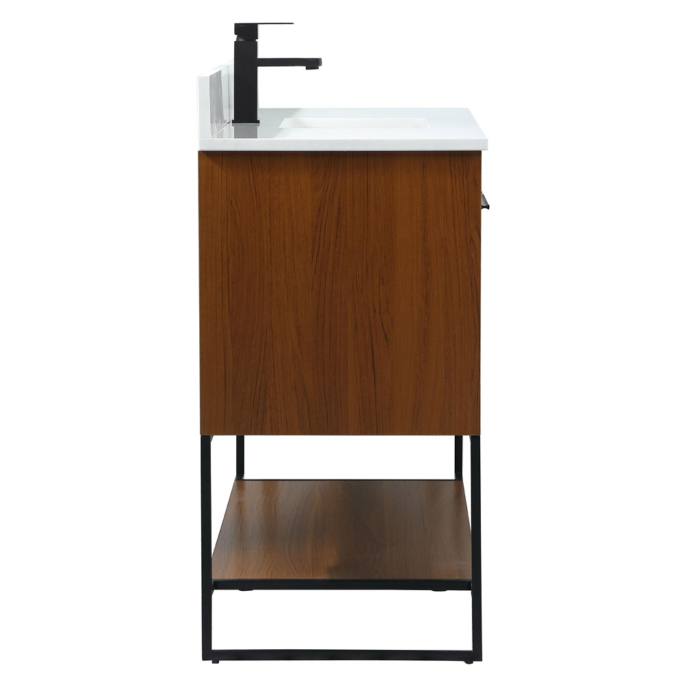 Elegant Bathroom Vanity - Teak (VF42548MTK-BS)