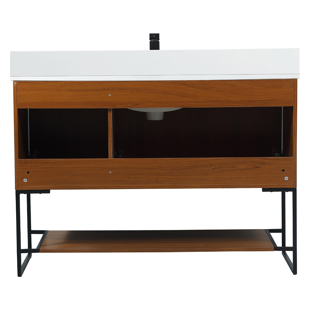 Elegant Bathroom Vanity - Teak (VF42548MTK-BS)