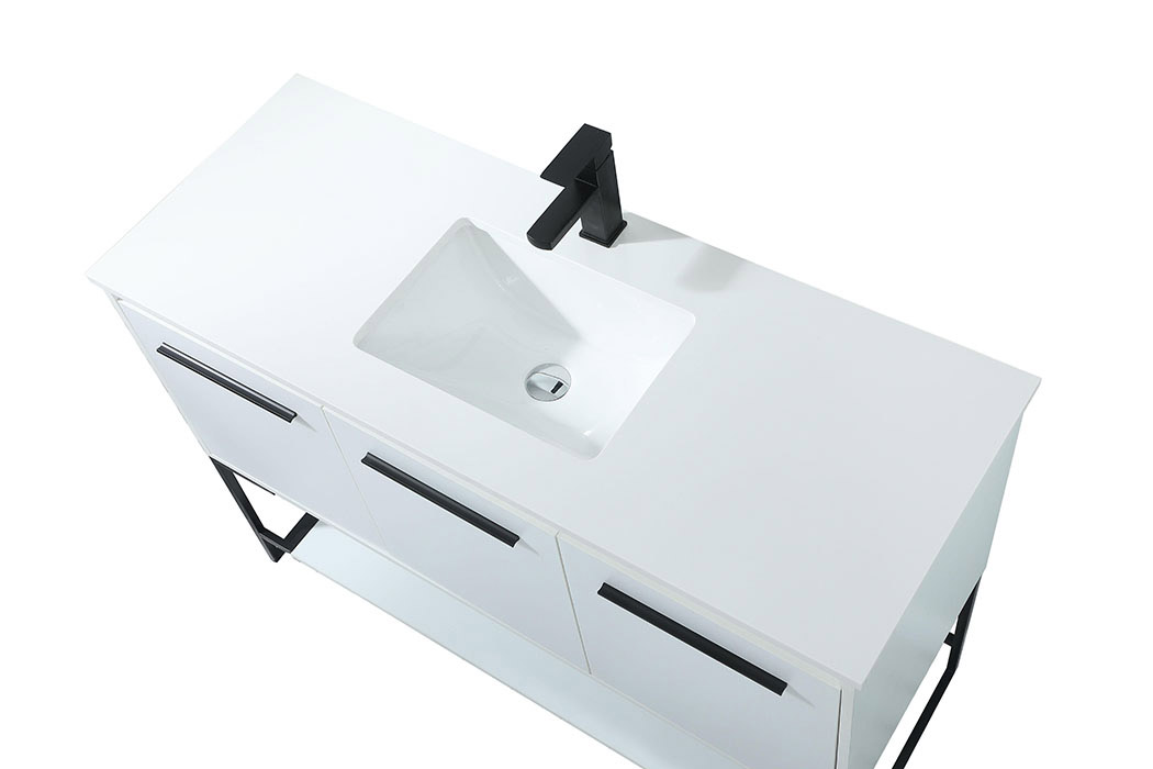 Elegant Bathroom Vanity - White (VF42548MWH)