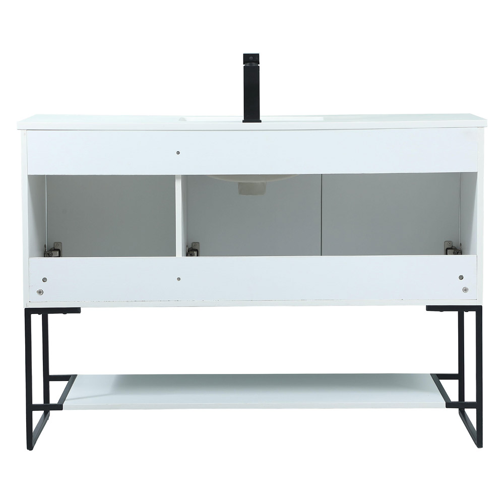 Elegant Bathroom Vanity - White (VF42548MWH)