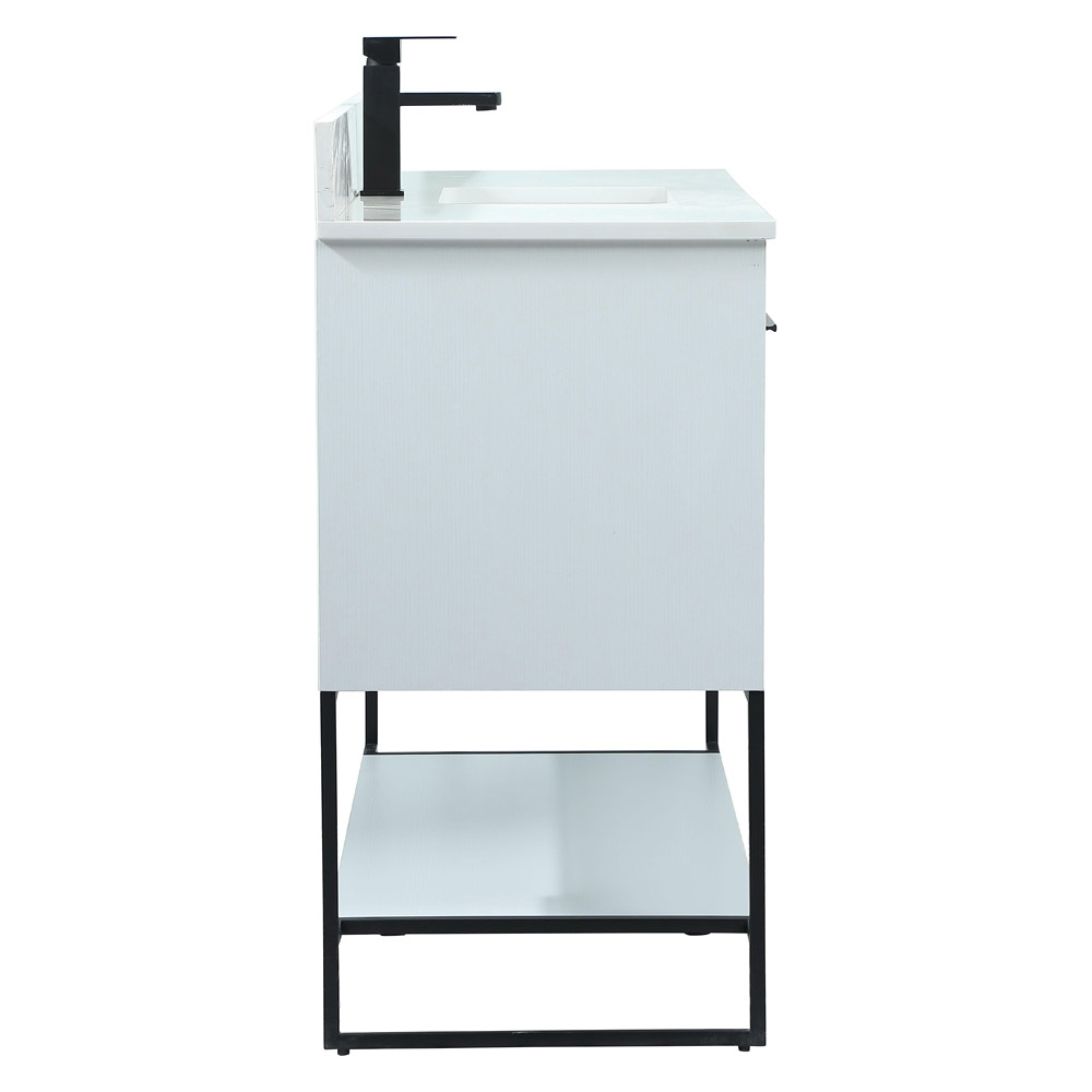 Elegant Bathroom Vanity - White (VF42548MWH-BS)