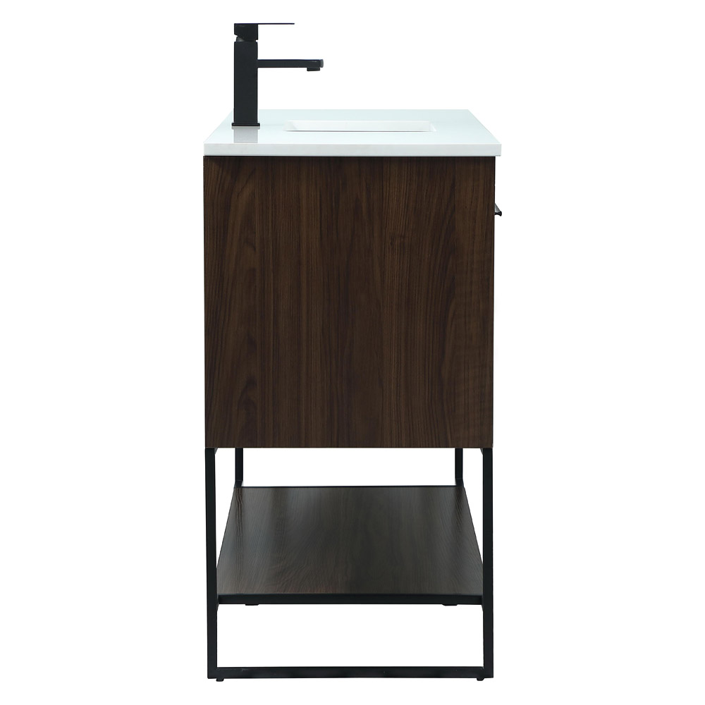 Elegant Bathroom Vanity - Walnut (VF42548MWT)