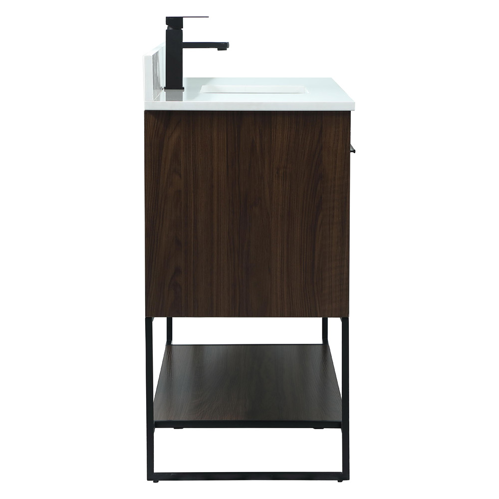 Elegant Bathroom Vanity - Walnut (VF42548MWT-BS)