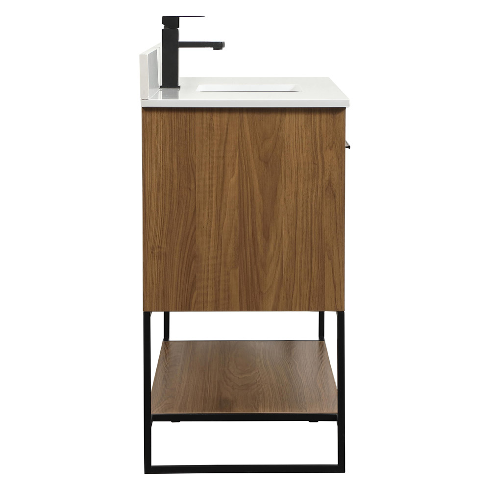 Elegant Bathroom Vanity - Walnut Brown (VF42548WB-BS)